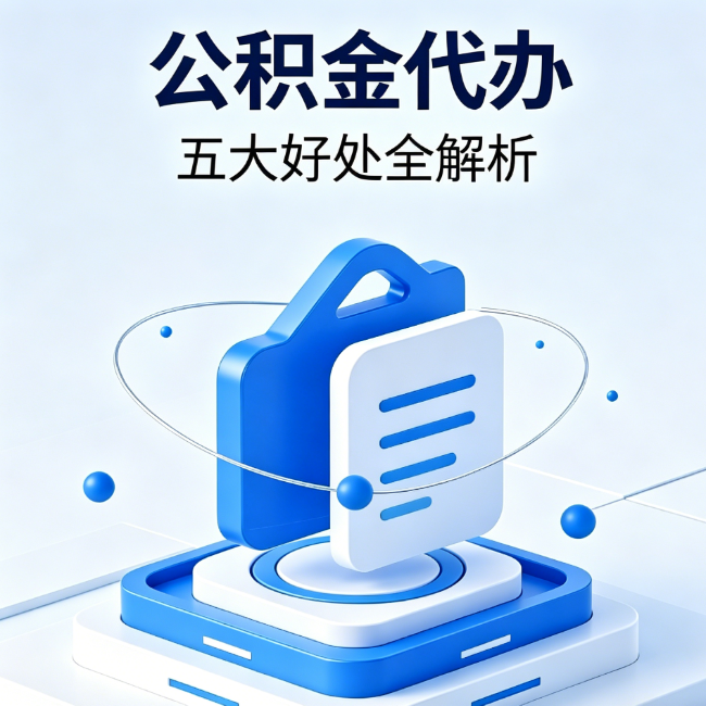 西安公积金代办到底值不值？这5大好处让你少走弯路